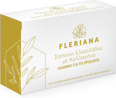 Fleriana Olive Oil with Collagen Soap Bar 100gr