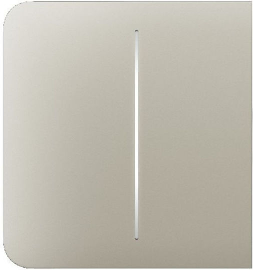 Ajax Systems Side Button 2-Gang 55 Ivory BUT.064