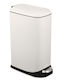 Vesta Waste Bin Waste Metallic with Pedal Ivory Coast 20lt 1pcs