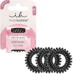 Invisibobble Everyday Original Σπιράλ Λαστιχάκια Μαύρο True Black 3τμχ