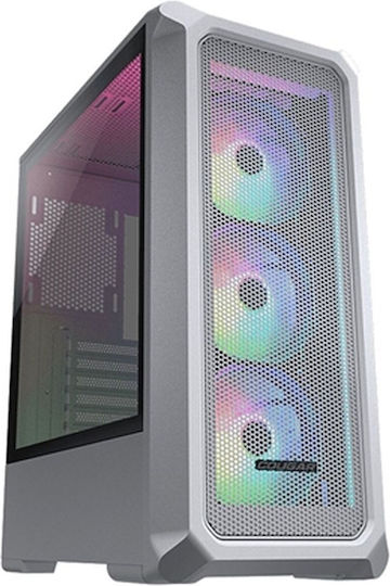 Cougar Archon 2 Mesh RGB Gaming Midi Tower Computer Case with Side Window White