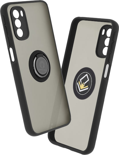 Techsuit Glint Задна корица Пластмаса / Силикон 2мм Черен (Moto G31)