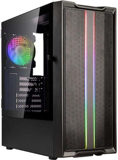 Kolink Inspire K12 ARGB Gaming Midi Tower Κουτί Υπολογιστή με Πλαϊνό Παράθυρο Μαύρο