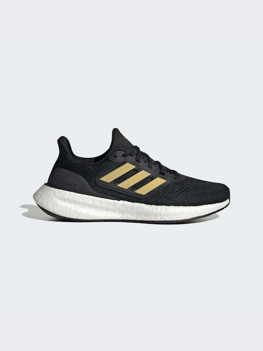 Adidas Pureboost 23 Αθλητικά Παπούτσια Running Core Black / Gold Metallic / Carbon
