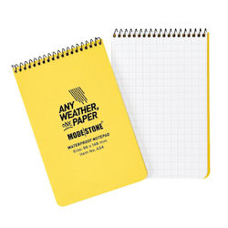 Waterproof Notebook 96x148mm Yellow | Modestone