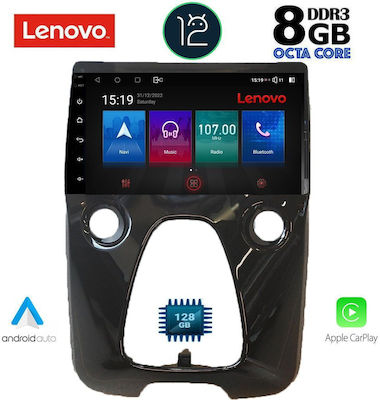 Lenovo Ηχοσύστημα Αυτοκινήτου για Citroen Aygo (Bluetooth/USB/WiFi/GPS) με Οθόνη Αφής 10.1"