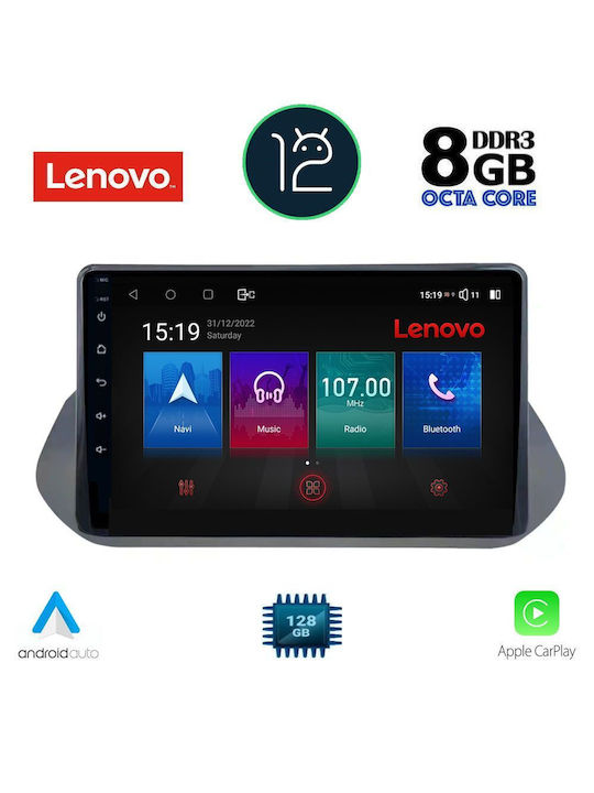 Lenovo Sistem Audio Auto pentru Nissan Qashqai 2021> (Bluetooth/USB/WiFi/GPS/Apple-Carplay) cu Ecran Tactil 10.1"