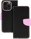 Fancy Wallet Δερματίνης Ροζ (Galaxy S23)