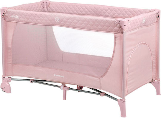 Kikka Boo Medley Παρκοκρέβατο με Στρώμα Ροζ 125x65cm