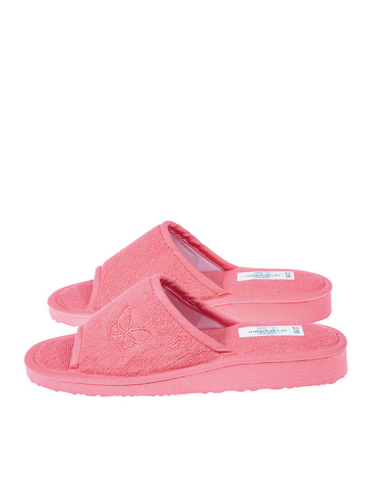Amaryllis Slippers Πετσετέ Χειμερινές Γυναικείε...