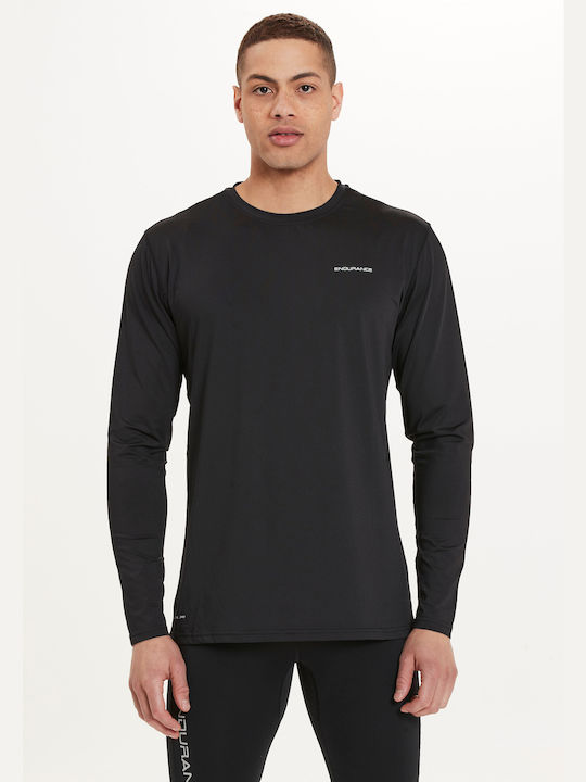 Bluză de anduranță Kulon M Performance L/S Tee - 1001 Negru