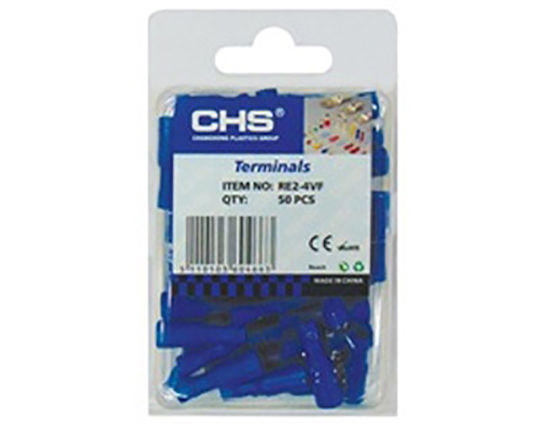 CHS Insulated Terminal Bronze 50pcs 01.036.0466
