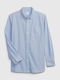 Kids One Color Shirt Long Sleeve Light Blue Oxford