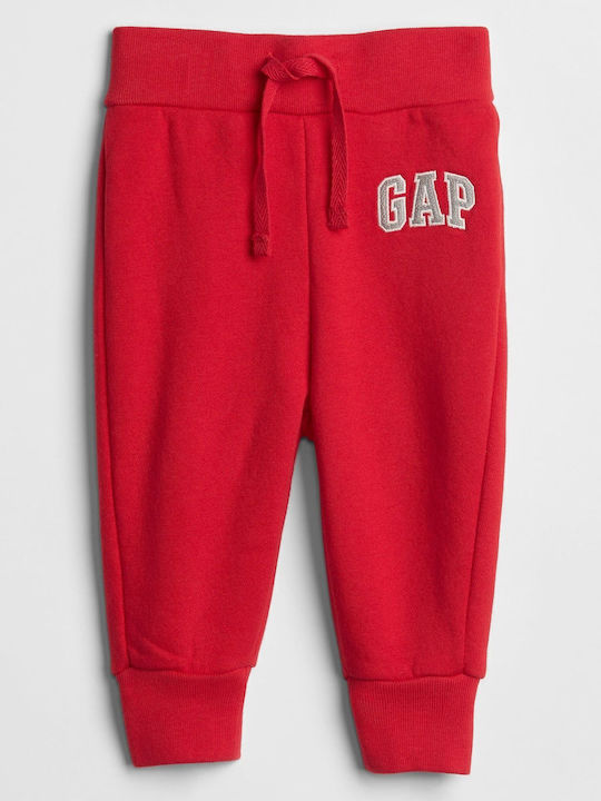 GAP Παιδικό Παντελόνι Φόρμας Κόκκινο Logo Pull-On