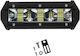Factory Waterproof Headlights Car in Bar Shape LED 12V 72W 10cm with White Lighting 1pcs