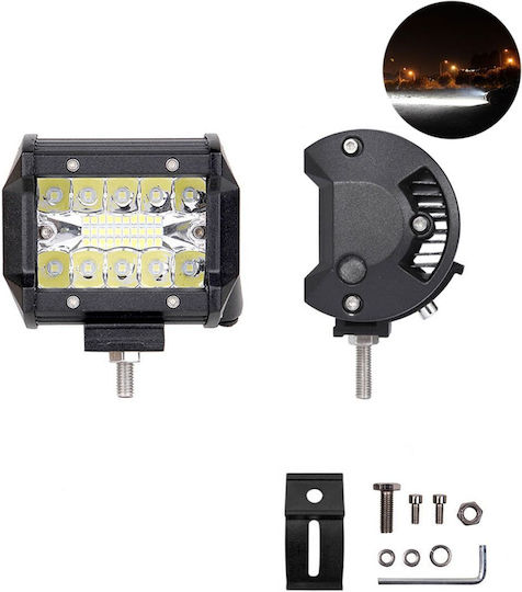 Factory Squareς Waterproof Headlights Car LED 12V 60W 10cm with White Lighting 1pcs