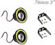 Factory LED 12V 40W 7.6cm with White Lighting 2pcs