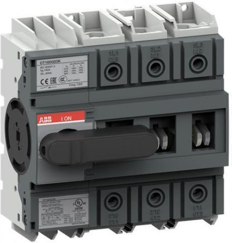 Abb Τριπολικός Μεταγωγικός Διακόπτης Ράγας 160A