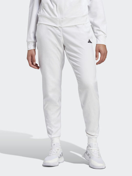 Tennis Pro Jogginghose Jogger Weiß