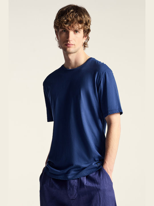 Dirty Laundry Herren T-Shirt Kurzarm Blau