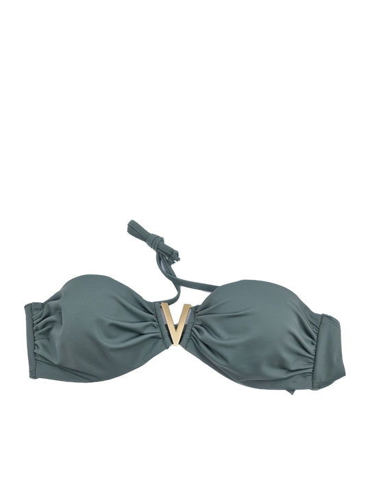 Bluepoint Top De Bikini Fără Bretele Cupe B Kaki
