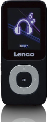 Lenco MP4 Player (4GB) with LCD 1.8" Display Black