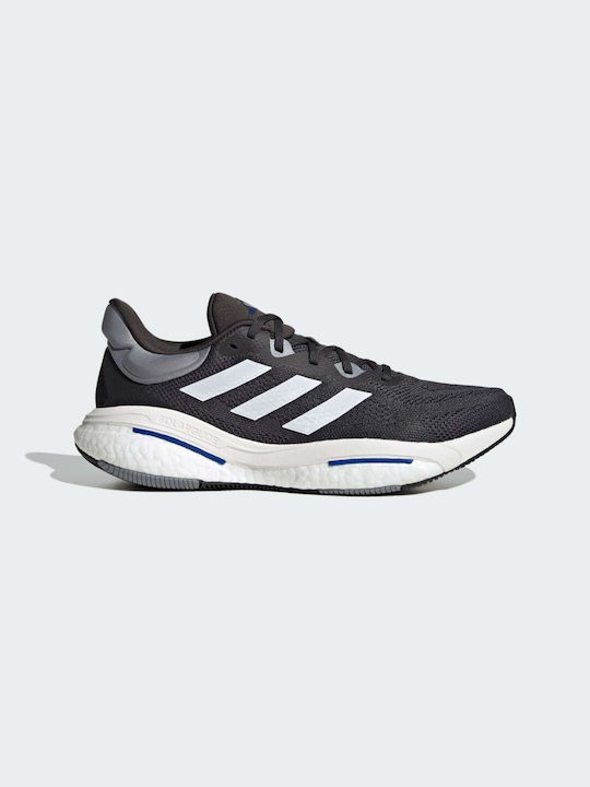 Adidas Solarglide 6 Sport Shoes Running Carbon / Cloud White / Royal Blue