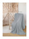 Kipper Matcho Ριχτάρι Διθέσιου Καναπέ 180x250εκ. Grey