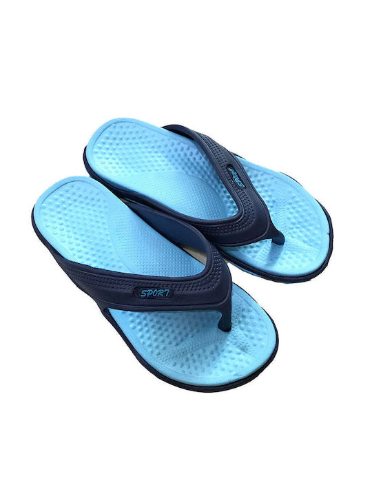 Ustyle Herren-Flip-Flops Blau