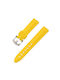 Silicone strap,waterproof,YELLOW,24mm.