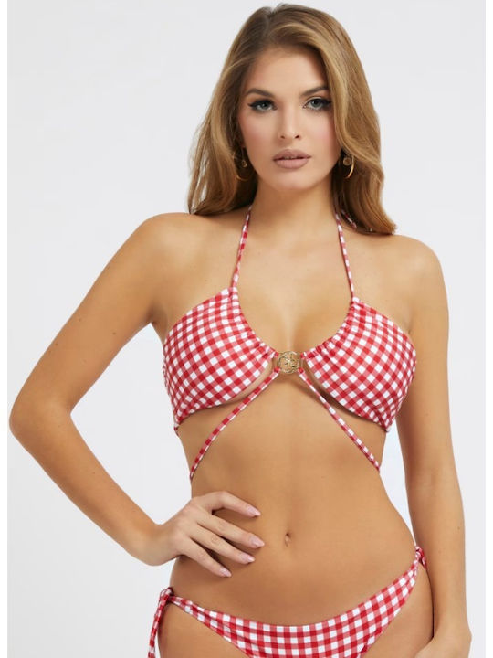 Guess Bikini Τριγωνάκι Κόκκινο