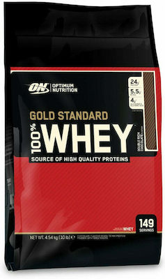 Optimum Nutrition 100% Whey Gold Standard Πρωτεΐνη Ορού Γάλακτος με Γεύση Double Rich Chocolate 4.54kg