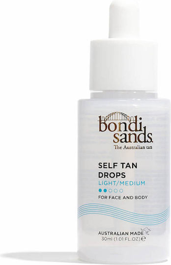 Bondi Sands Picături Autobronzante Pentru Față și Corp Ușor / Mediu 30ml