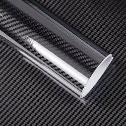Factory Αυτοκόλλητη Ταινία Αυτοκινήτου Carbon σε Κόκκινο Χρώμα
