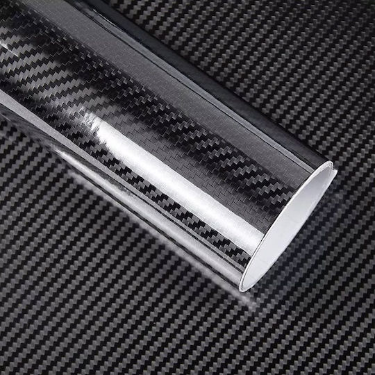 Factory Αυτοκόλλητη Ταινία Αυτοκινήτου Carbon σε Κόκκινο Χρώμα