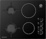 La Germania Autonomous Cooktop with Natural Gas & Electric Burners 60x51cm