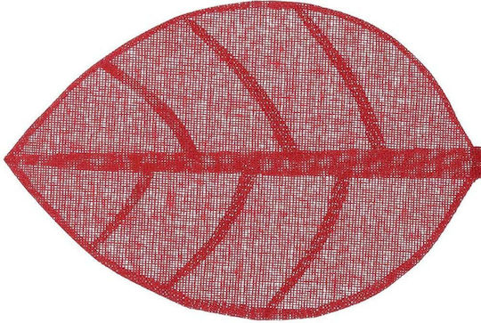 Atmosphera Platzdeckchen Stoff Rot 50x33cm 1Stück