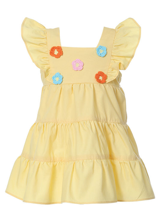 Matoufrance Kids Dress Sleeveless Yellow