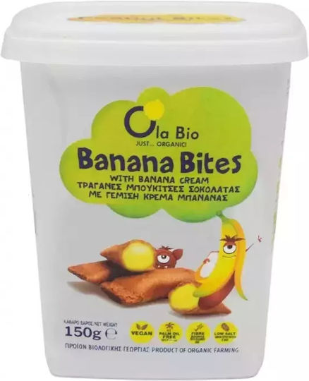 Ola Bio Biscuits Bites With Filling Banana 1pcs 150gr