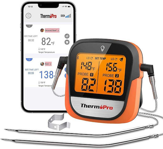 Thermo Pro Ασύρματο Ψηφιακό Θερμόμετρο Μαγειρικής με Ακίδα και Bluetooth