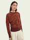 Scotch & Soda Women's Long Sleeve Sweater Brown