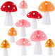 Meri Meri Honeycombs Mushroom Hanging Ornament for Party 10 Pieces 20.6cm