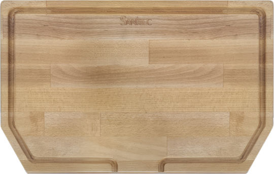Sanitec No 2 Плот за рязане Дърво Кафяв 42.5x26.5см 1бр