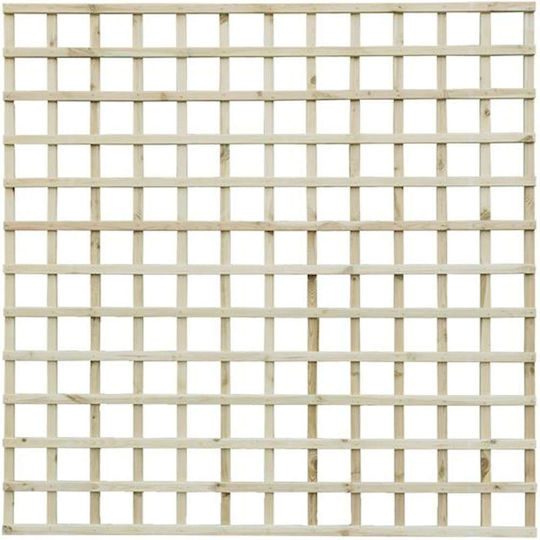 Grătar De Grădină Din Lemn 180x180cm Bej 6-52-3598740056304