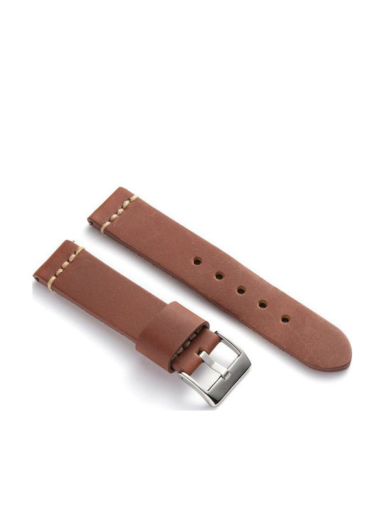 Diloy Straps Leather Strap Brown 24mm