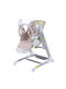 Pali Pappy Rock Tortora Baby Hochstuhl 3 in 1 Rosa