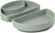 Miniware Kinderteller aus Silikon Grün