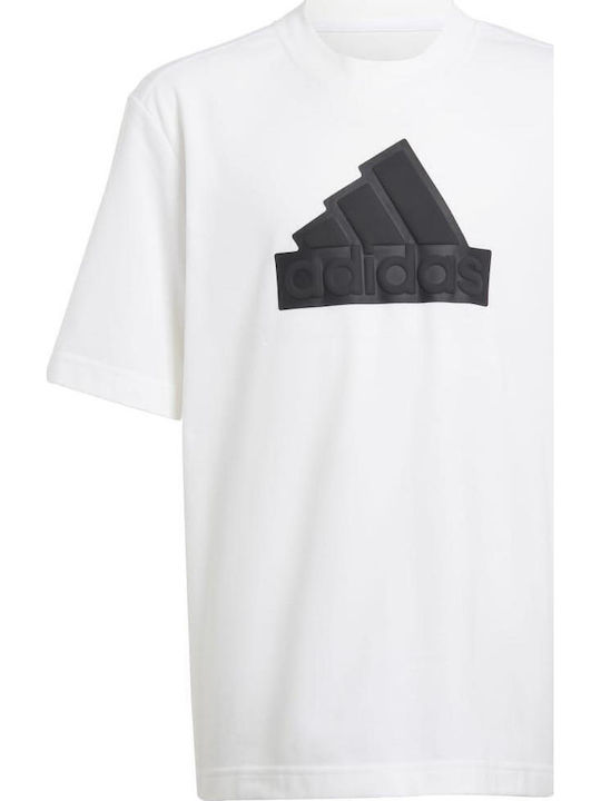 adidas Детска тениска Бял Future Icons Logo Piqué