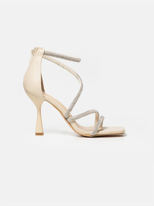 InShoes Damen Sandalen in Beige Farbe