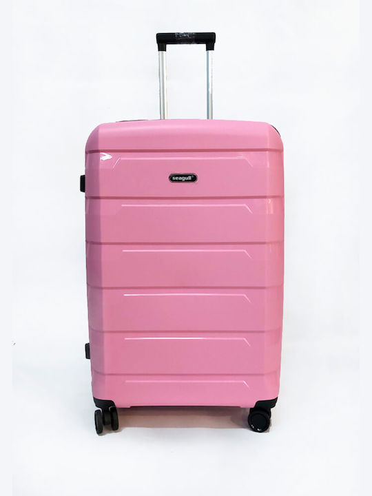 Diplomat Großer Die Möwen-Kollektion Hart Rosa Reisekoffer mit 4 Rädern Höhe 76cm